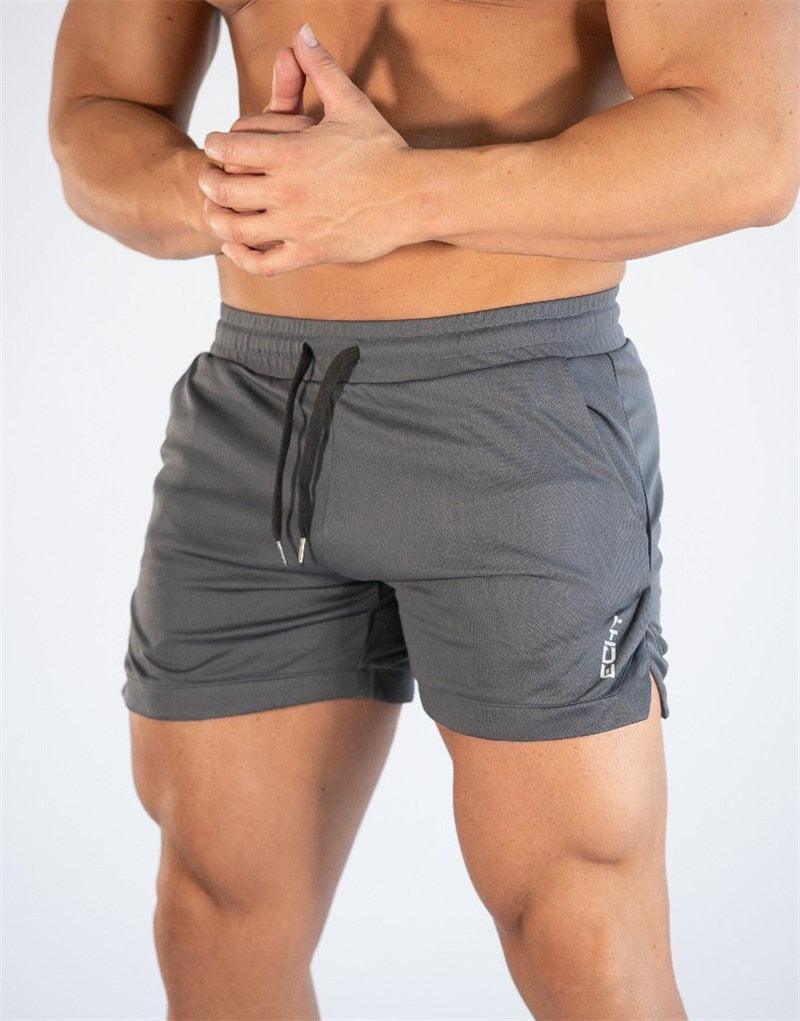 Men's Quick-Dry Compression Fitness Shorts with Pockets