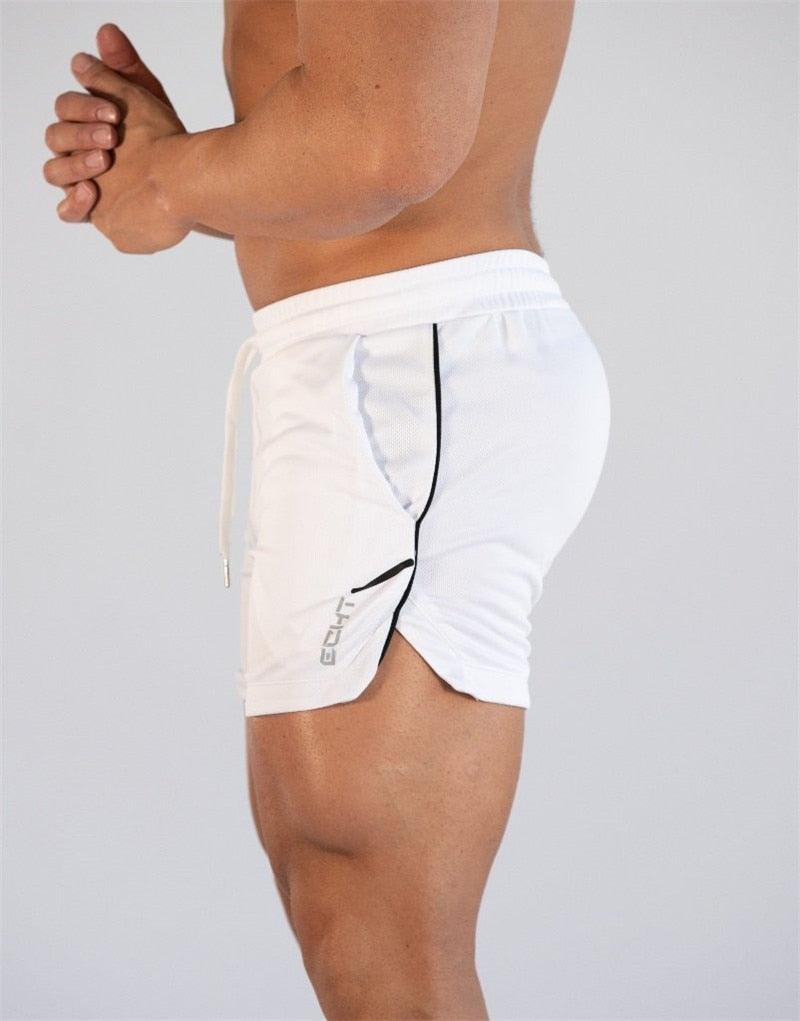 Men's Quick-Dry Compression Fitness Shorts with Pockets