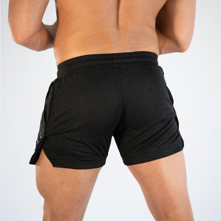 Men's Quick-Dry Compression Fitness Shorts with Pockets