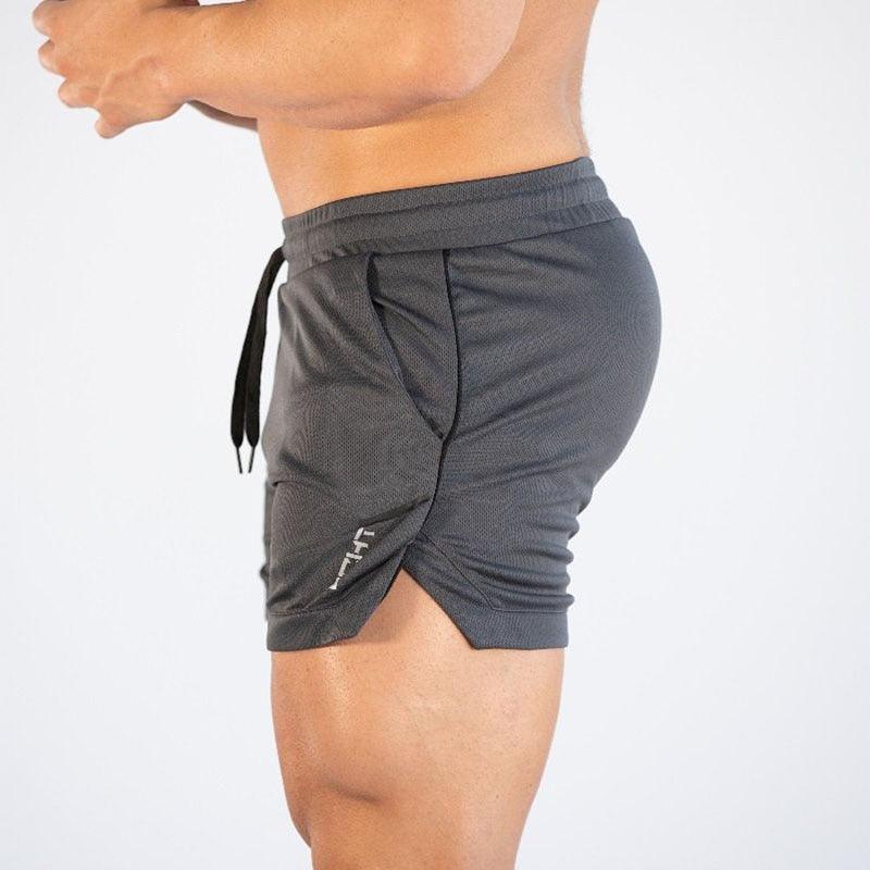 Men's Quick-Dry Compression Fitness Shorts with Pockets