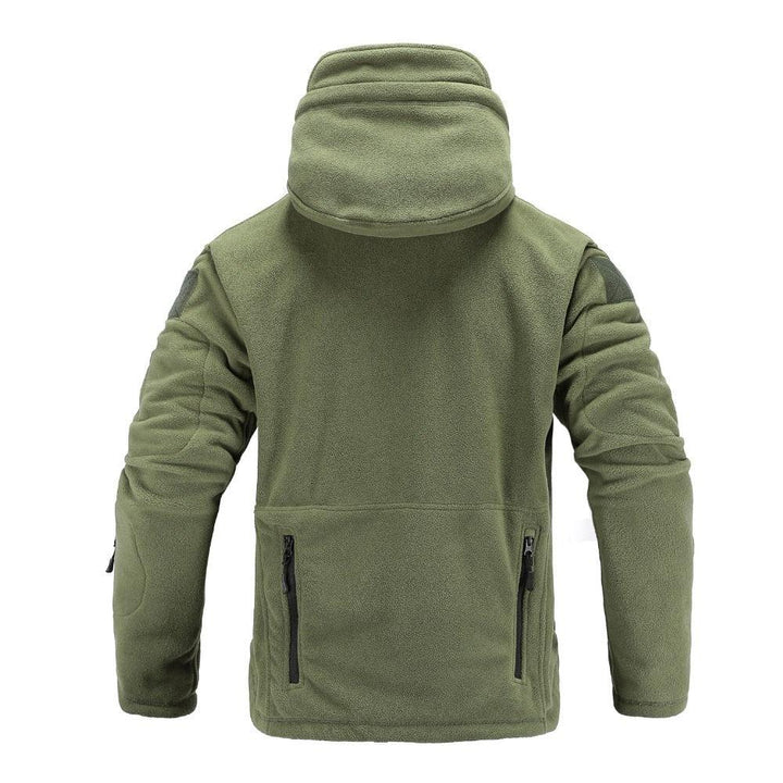 Men's Lightweight Thermal Fleece Hooded Outdoor Jacket