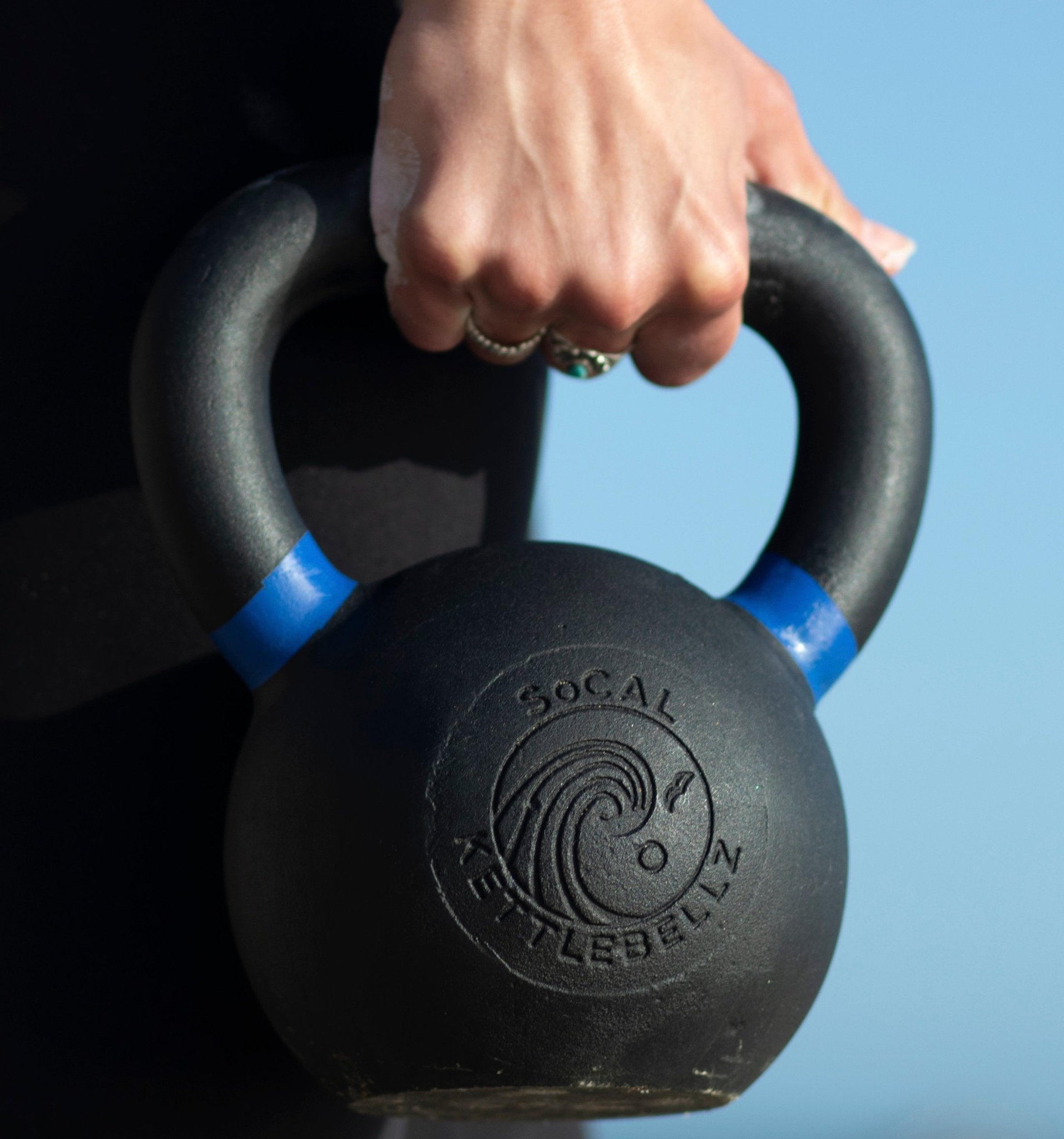 Powder-Coated Kettlebell for Strength Training