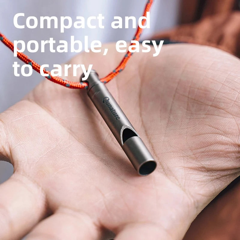 Titanium 120dB Survival Whistle for Outdoor Use