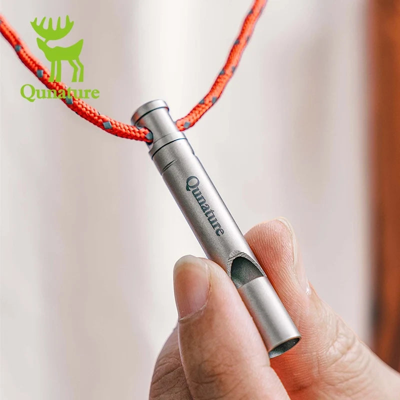 Titanium 120dB Survival Whistle for Outdoor Use