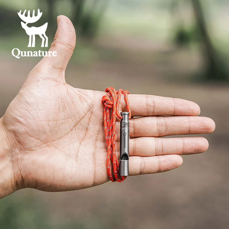 Titanium 120dB Survival Whistle for Outdoor Use