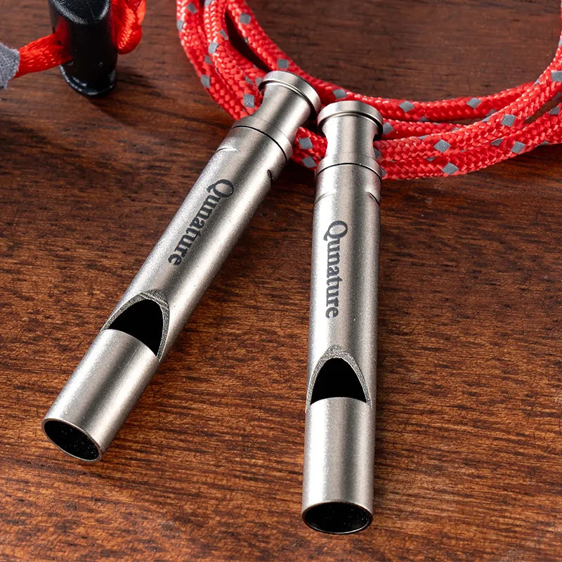 Titanium 120dB Survival Whistle for Outdoor Use
