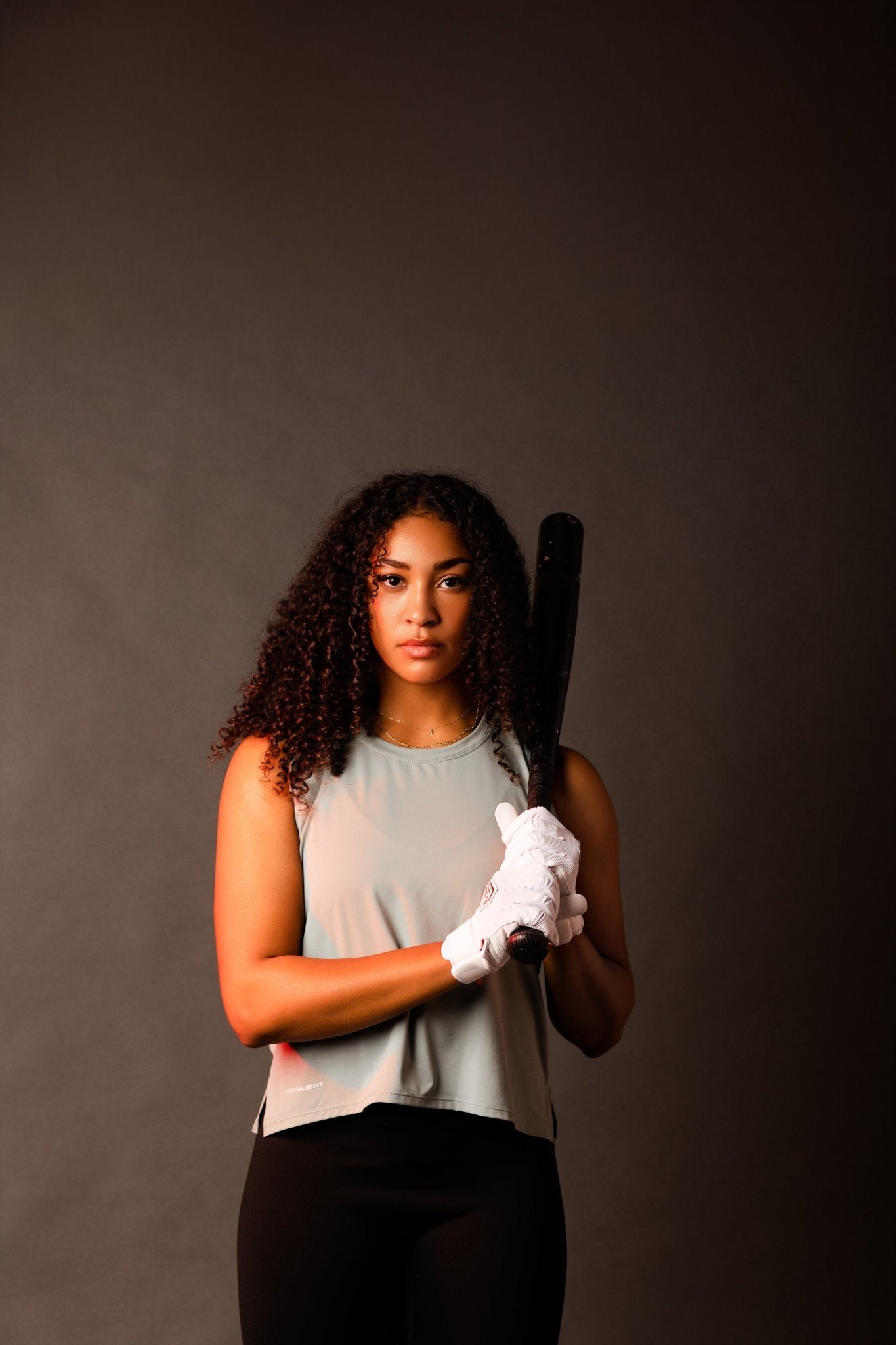 White Fastpitch Batting Gloves for Players