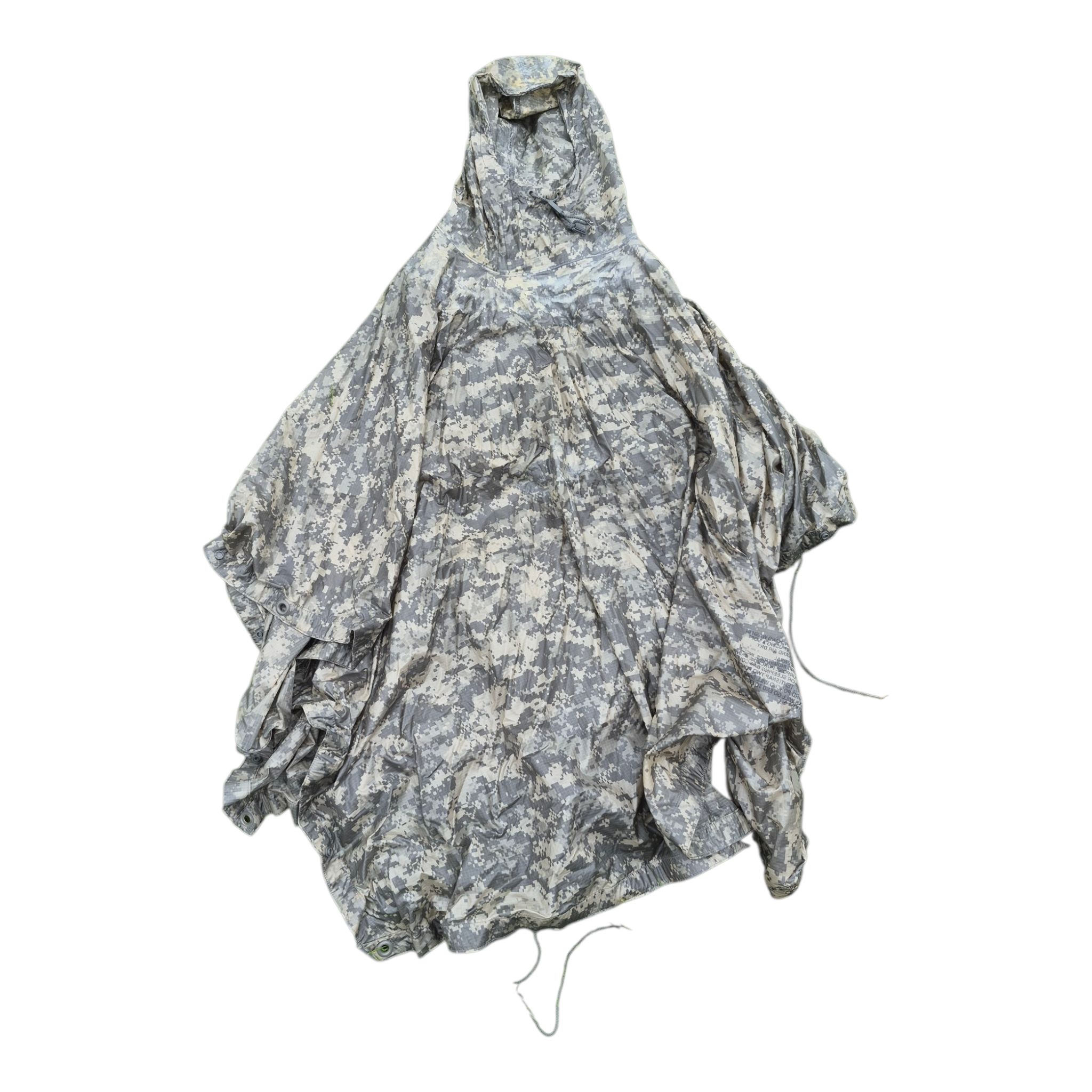 Genuine USGI ACU/UCP Wet Weather Poncho