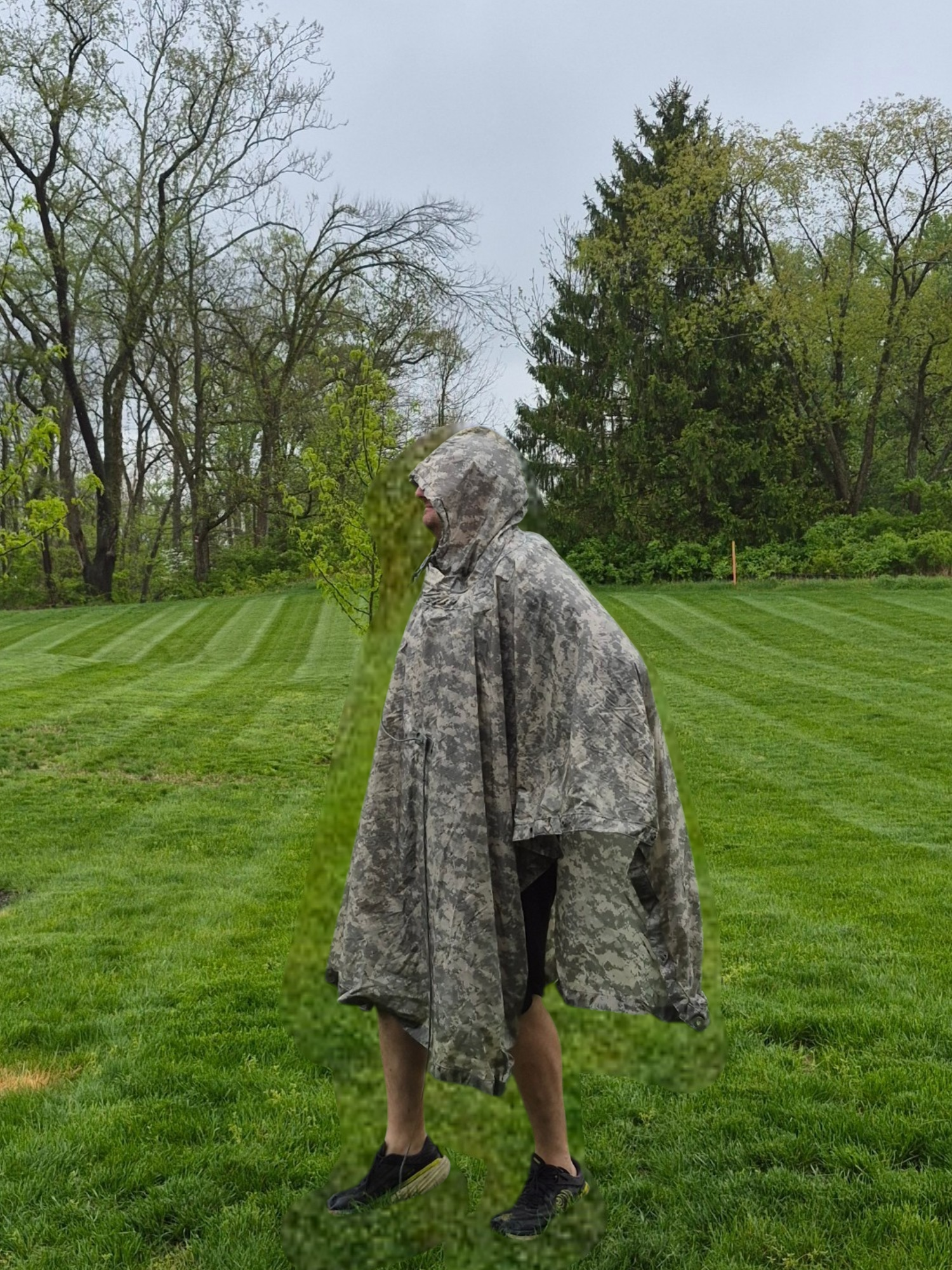 Genuine USGI ACU/UCP Wet Weather Poncho