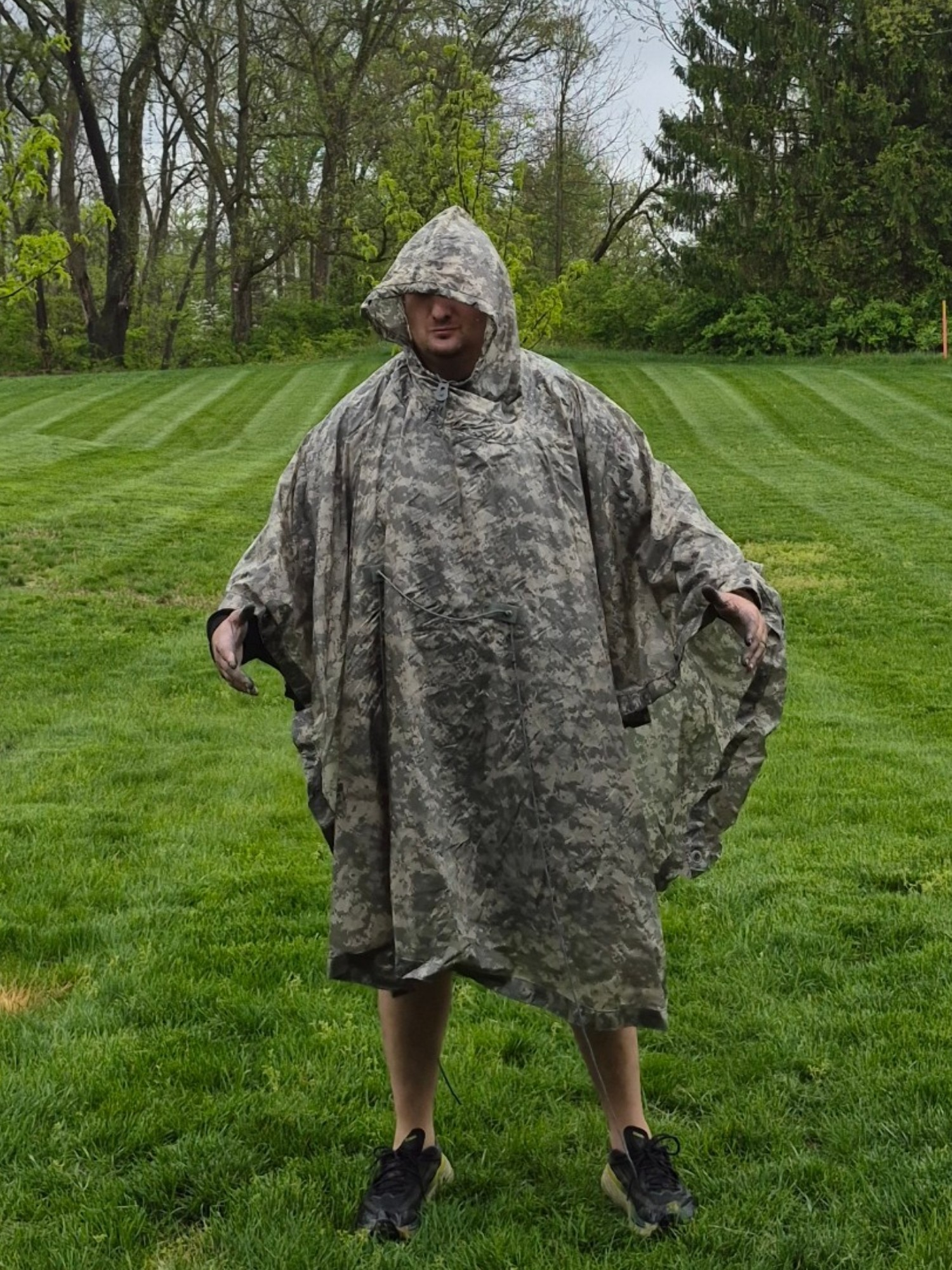 Genuine USGI ACU/UCP Wet Weather Poncho