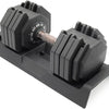 Adjustable Dumbbell with Rotating Handle for Weight Lifting and Fitness