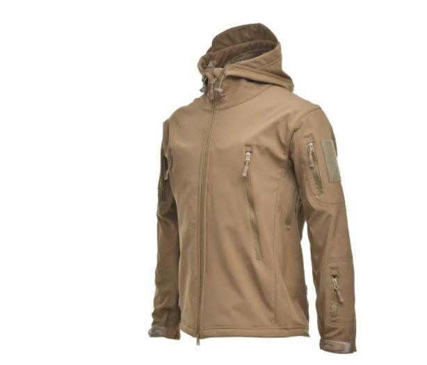 Men's Winter Camouflage Waterproof Tactical Hooded Jacket