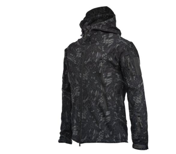 Men's Winter Camouflage Waterproof Tactical Hooded Jacket