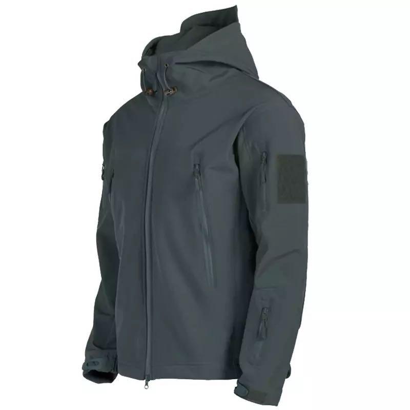 Men's Winter Camouflage Waterproof Tactical Hooded Jacket