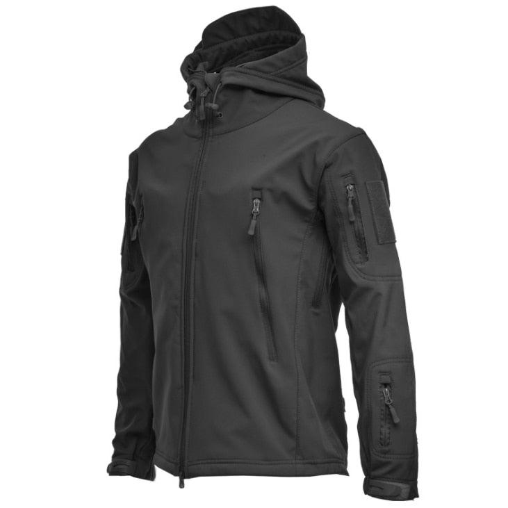 Men's Winter Camouflage Waterproof Tactical Hooded Jacket